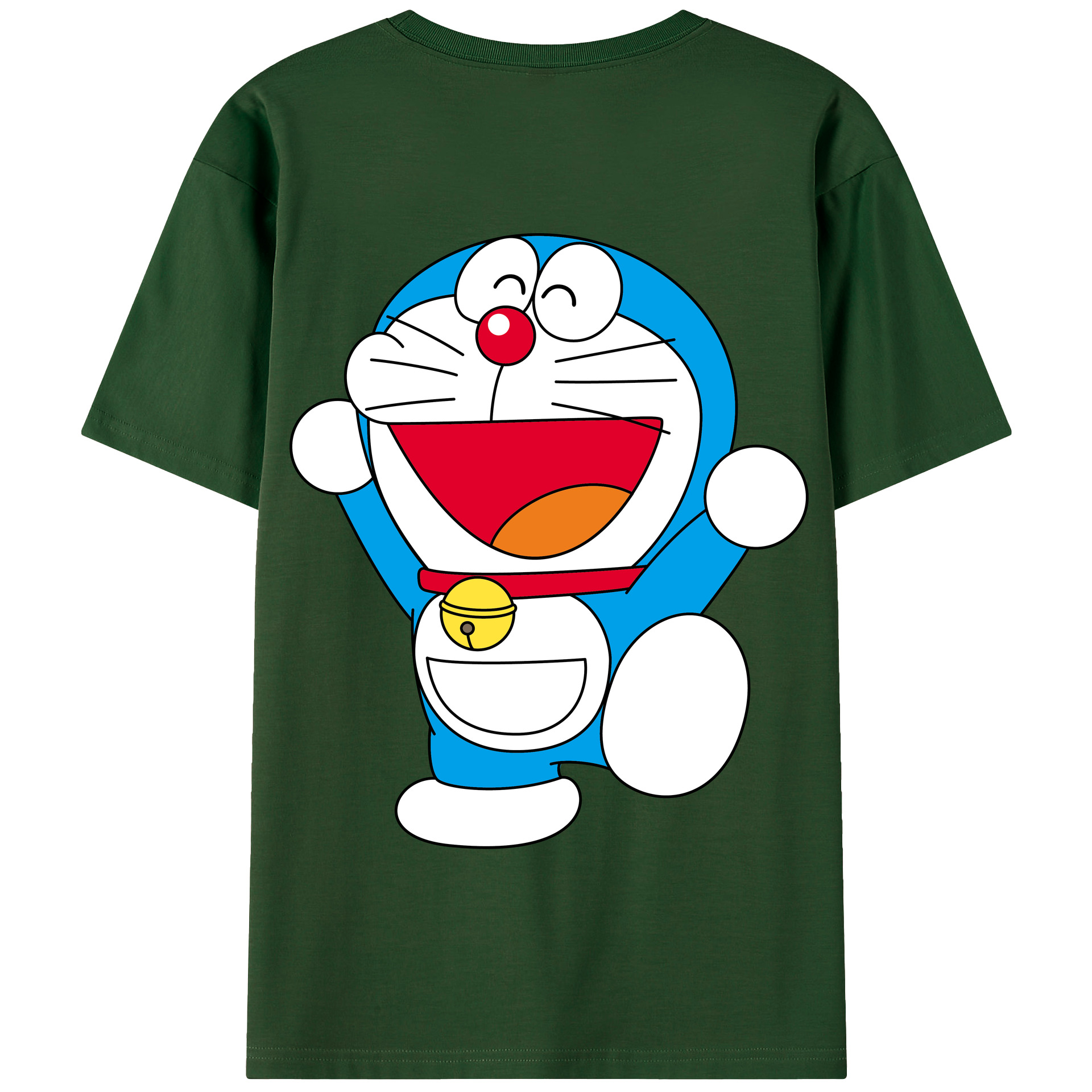 （画像用） ドラえもん Doraemon 綿100％半袖Tシャツ（背面プリント）